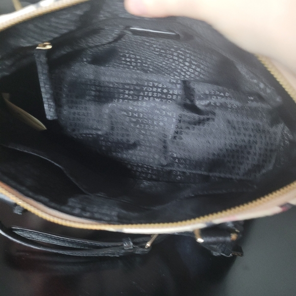 Kate Spade Bay Street Floral Rachelle Bag- Antilles Bubbles Tiger Lily Pink, Blk - Picture 14 of 16